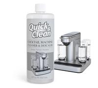 Quick & Clean Limpiador y descalcificador de máquinas de cóctel, fabricado en los Estados Unidos, limpiador y descalcificador para máquinas de cóctel en casa, elimina la acumulación de minerales y cal