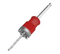 Quick Coring Hole Drill Rod - Carbon Steel Hole Cutter for Rapid Gypsum Board Cutting, Heavy Duty Opener with, Sturdy Core Drill Bit Tool for Construction, Iron Plasterboard Acrylic Wood