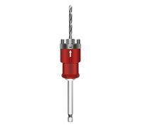 Quick Coring Hole Drill Rod, Gypsum Board Rapid Coring Hole Cutter, Carbon Steel Core Opener Tool, Heavy Duty Construction Accessory for Plasterboard, Acrylic, Wood, Iron, Drywall, 19.5cm
