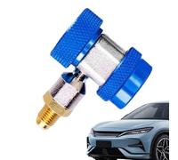 Quick Coupler Access Tee, Quick Couplers Adapter, Leak Proof Precision Connector, High Efficiency Easy Installation, Portable Compact Ideal for R134 Car, Auto, and RV Applications