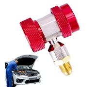 Quick Coupler Access Tee, Quick Couplers Adapter, Leak Proof Precision Connector, High Efficiency Easy Installation, Portable Compact Ideal for R134 Car, Auto, and RV Applications