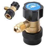 Quick Coupler Adapter Car Refrigerant Adapter, High-Flow Conversion Fitting with Leak-Proof Build, Professional A/C Service Tool with Technical Style, Automotive Accessory for R134a and R1234yf