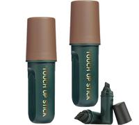 Quick Cover Root Touch Up Stick - Temporary Hair Dye Root Touch-Up Sticks,2 in 1 Hair Color Stick & Comb,Instantly Covers Grey Roots,Water and Sweat Resistant No Mess for Women Men (Chestnut Brown*2)