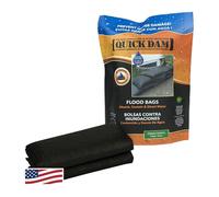 Quick Dam, QD1224-2, Bolsas de inundación activadas por agua, 2 unidades, Negro