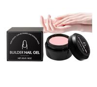 Quick Dry Nail Gel, Non Sticky Art Gel, 5g Compact Tube with Strong Hold, Durable Hard Nail Jelly, Smooth Extension Hydrogel with Gloss Finish, Craft Kit for Salon Use