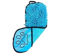 Quick-Drying Absorbent Dog Towel, Microfibra Grooming Towel, Soft Washable Pet Vestido, Cute Pets Grooming Necessary Supplies for Puppies and Cats 55x20x2cm