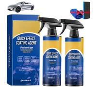 Quick Effect Coating Agent for Car, 3-in-1 Efficient Coating Renewal Spray, Multifunctional Nano Auto Coatings Agent Sprays for Shine and Protection (2Set)