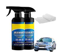 Quick Effect Coating Agent for Car, Car Coating Spray for Shine & Protection 3 in 1 Coat Car Wax for Scratch Repair, Long-Lasting Hydrophobic Coating Waterless Wash (2 sets)