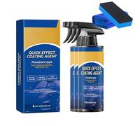 Quick Effect Coating Agent for Car, Hydrophobic Protection for Car Surfaces & Glass, Waterless Wash, Scratch Removal & Surface Protection (3pcs)