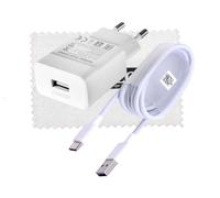 Quick Flash Charger HW-090200EH0 para Huawei P20/P20 Lite/P20 Pro/P10/P10Plus/P9/Mate 20/Mate20 Lite con paño de limpieza Shlok