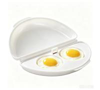 Quick-Heat Cooking Gadgets with 2 Cavity Poacher Microwave Omelette Maker | Poached Egg Maker Cooking Tool Microwave Omelette Maker for Kitchen Home Dorm Room RV Camper Restaurant Breakfast