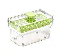 Quick Ice Trays, 34 Grids Storage Bin, Food Grade Press Type Mold for Chilling Whiskey and Cocktails, Rapid Removal Cube Maker, Touch, Large Set for Home Coffee Juice Summer