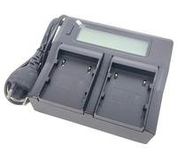 Quick LCD-Display - Batería cargador para Canon BP-A30, BP-A60, BP-A65, BP-A90, CG-A10, CG-A20, EOS C200, C200B, C220B, C300, C500, Mark II/III C70, C700, Camera XF605 XF705