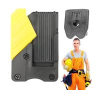Quick Lock Tape Measure Holder - ABS 35g | Secure Smooth Carpenter Tool Cli