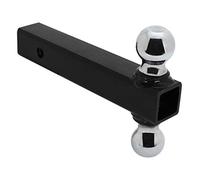 Quick Products QP-HS1820 - Soporte de Bola de Remolque Clase III con Bolas de Enganche soldadas Dobles, 5000 Libras (1-7/8 Pulgadas y 2 Pulgadas de tamaño de Bola)
