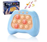 Quick Push Burbujas Juego Consola,Botón Puzzle Pop Light Up Juego,descompresión Avance Rompecabezas máquina de Juego,Sensory Fidget Juguetes para el Autismo,Juego de coordinación Mano-Ojo
