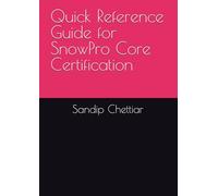 Quick Reference Guide for SnowPro Core Certification