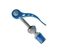 Quick Release Seatpost Clamp | Lightweight Aluminum Bike for Seat Tube Clip for Mountain Road Bicycles, 31.8 mm 34.9 mm Option, Tool-Free Adjustment, Anodized Finish for MTB Gravel Commuter (Blue)