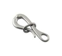 Quick Release Shackle - Anchoring Clip Buckle Shackle | Lifeboats Connecting Hook | 316 Stainless Steel Hooks, Quick Release Hook for Marine Yacht Firefighting Climbing Rigging Towing Lifting