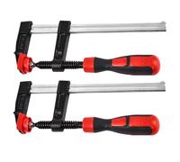 Quick Release Wood Clamps - Juego de abrazadera de precisión F, 5,91 pulgadas seguro con diseño de barra ajustable, herramienta con marco de acero, Workshop Gear Reliable Grip, Clamp Set for Gabinete