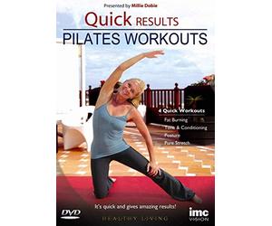 Quick Results Pilates Workouts - Millie Dobie - 4 Quick Pilates Workouts including Fat burning, Toning & Conditioning, Posture and Pure Stretch - Healthy Living Series [Reino Unido] [DVD]