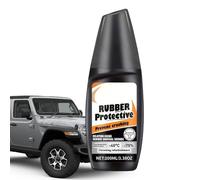 Quick Rubber Restorer - 100ml Liquid for Automotive Trim | Long Lasting Formula, Easy Application, Protective Shine Solution for Vehicle Truck Convertible Garage Home Underseat Ceiling Board