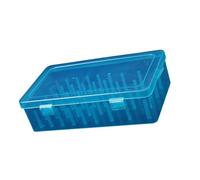 Quick Setups - Caja de almacenamiento de plástico con 42 bobinas para cables de ordenador y electrónicos, caja de almacenamiento para cables de instalación rápida