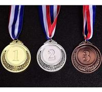 Quick.Simple.Easy - 12 piezas + 3 medallas de oro y plata y bronce, medallas ganadoras de premios de oro, plata, bronce para competiciones, fiestas, estilo olímpico, 5 cm