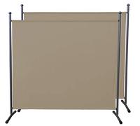 QUICK STAR 2 Piezas Paravent 180 x 178 cm Tela Separador de ambientes partición jardín Grande Biombo tabique balcón privacidad Beige
