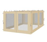 Quick-Star 4 Laterales con mosquitera para Hojas Carpa 3 x 3 m página Pared Arena