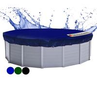 QUICK STAR Cubierta de Piscina de Invierno Redonda 200g / m² para Piscina 320-366 cm Dimensiones de Lona ø 420 cm Azul