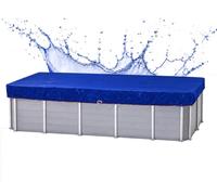 QUICK STAR Cubierta para piscina rectangular, 480 x 280 cm, color azul, 200 g/m², tejido de polietileno