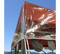 QUICK STAR Funda Protectora Impermeable para Pabellón 3x3m Transparente