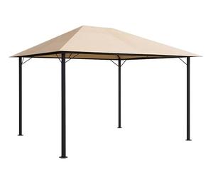 Quick-Star Metal jardín Carpa Niza 3 x 4 m Antiguo pérgolas Arena