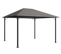 Quick-Star Metal jardín Carpa Niza 3 x 4 m Antiguo pérgolas Taupe