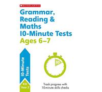 Quick test grammar, reading and maths activities for children ages 6-7 (Year 2). Perfect for Home Learning. (10 Minute SATs Tests)
