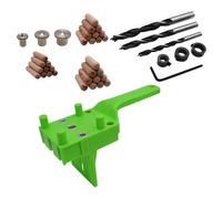 Quick Wood Doweling Jig Handheld Pocket Hole Jig Systems 6/8/10mm Perforadora para carpintería