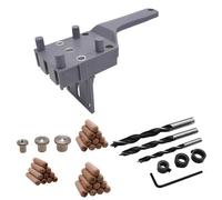 Quick Wood Doweling Jig Handheld Pocket Hole Jig Systems 6/8/10mm Perforadora para carpintería
