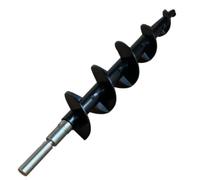 QUICKJOINT Tornillo Sinfín, Acero Inoxidable y Plástico, Rosca UNC 5 mm, Accesorio para Aplicador de Mortero