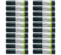 quickpack CON CORDÓN BOLSAS DE BASURA 20 x 10 Piezas 120L Resistente Impermeable