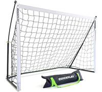 QuickPlay KICKSTER - Portería de fútbol portátil de 6 x 4 pies para niños, portería de fútbol de jardín de instalación rápida con red, portería de fútbol FA U8 3v3 - Portería de fútbol Flexi-Post