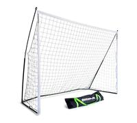 QUICKPLAY KICKSTER - Portería de Fútbol Sala Portátil 3 x 2 m, Instalación Rápida, Tamaño Oficial, Incluye Bolsa