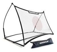 Quickplay - Red de reboteador de fútbol (1,5 x 1 m, Multideporte, con aplicación de Entrenamiento eCOACH, para Control del balón, precisión y 3 Opciones de tamaño)