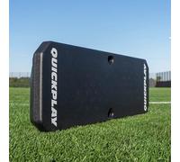QuickPlay Replay Boombox - Tablero de rebote de fútbol portátil de doble superficie con ángulo ajustable - Equipo de entrenamiento de fútbol para control, práctica de pases