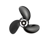 Quicksilver Black Diamond - Hélice de Aluminio de 3 Palas, diámetro 8.7 x 5 Paso, Mano Derecha