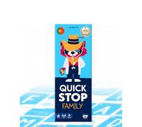 Quickstop Family - Jogo de Cartas sem Ecrãs para Toda a Família - +6 anos | Rápido e Divertido | Para Crianças e Adultos | Presente Original para Pais e Filhos | 2-10 jogadores | 15-30 min