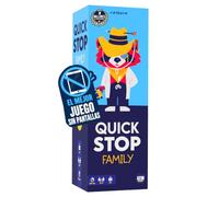 Quickstop Family - Juego de Mesa Familiar sin Pantallas - +6 Años | Juego de cartas rápido y divertido para niños y adultos | Diversión en familia | 2-7 jugadores | Regalo original