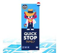 Quickstop - Juego de cartas familiar para niños, ideal para una velada acogedora con toda la familia, 2 a 7 jugadores, ganadores del Gran Premio Toy 2024, a partir de 7 años