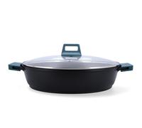 Quid Confort Tartera Aluminio Fundido 36cm - 7,2l Aluminio Apto Vitrocerámica Apto Inducción 2 Capas Antiadherentes