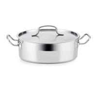 QUID 7084037 - Cacerola de Acero Inoxidable de 5,7 Litros y 32 Cm Azzero